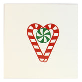 candy cane heart illustration
