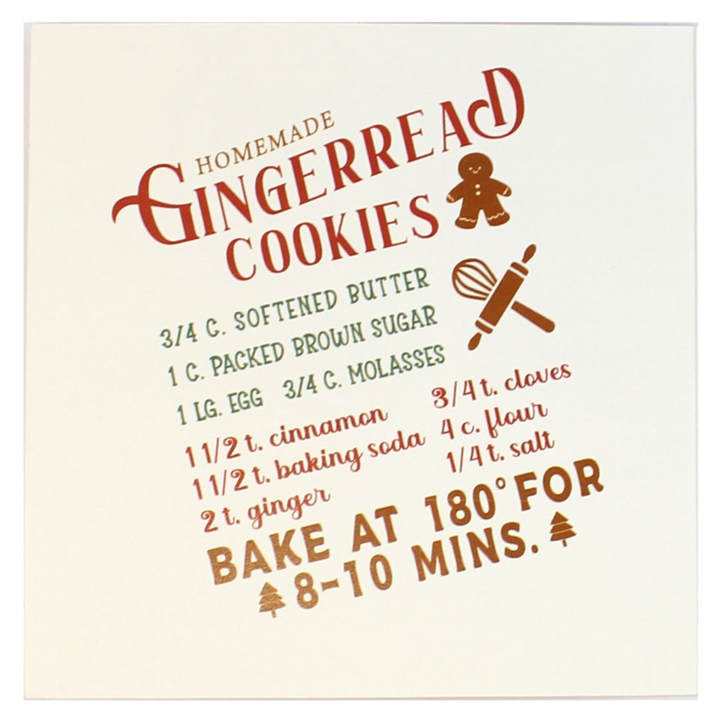 Quick Gingerbread Christmas Wobble Greeting Card