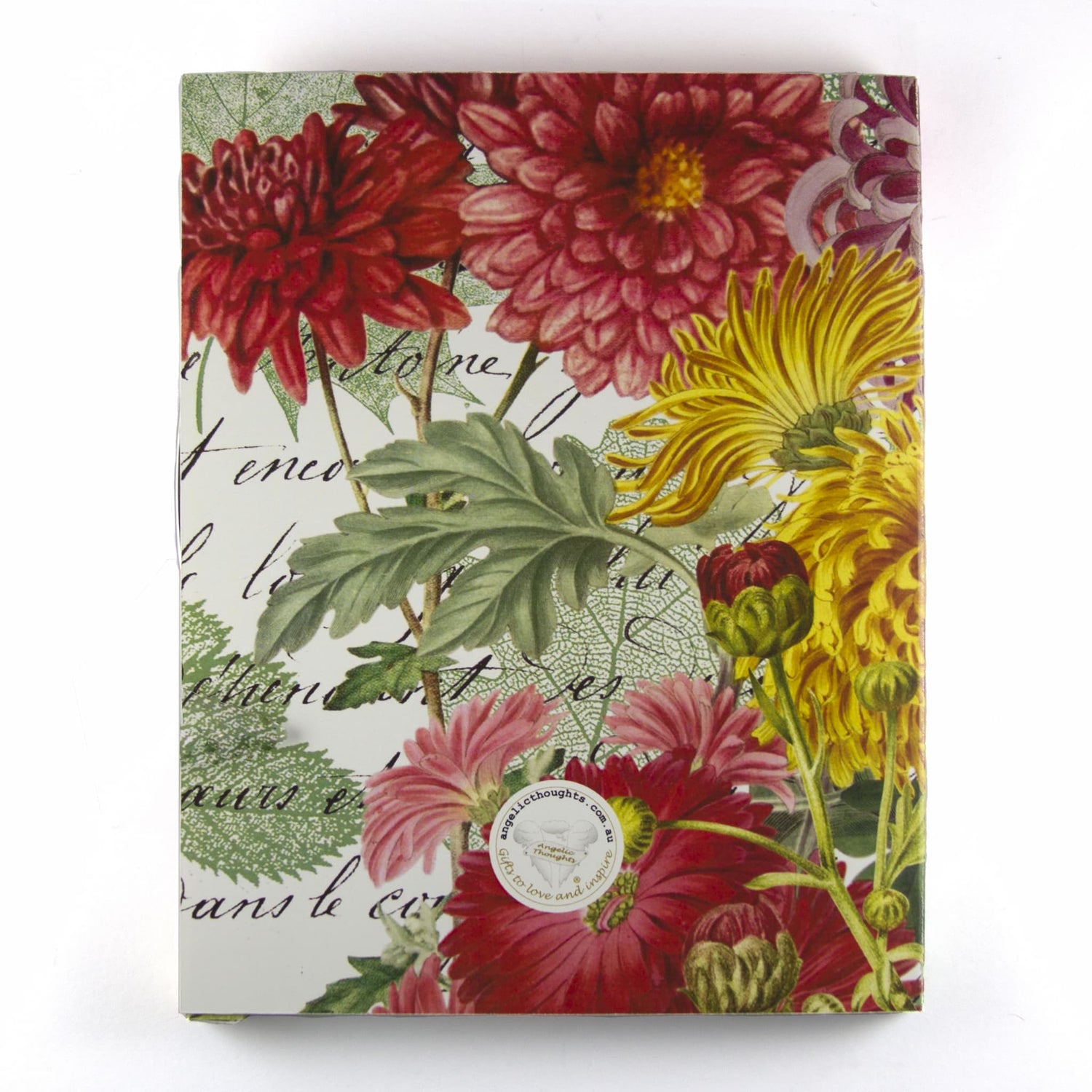 Personalised A5 Compendium - Vintage Chrysanthemum (2 pack A5 Notepads incl.)