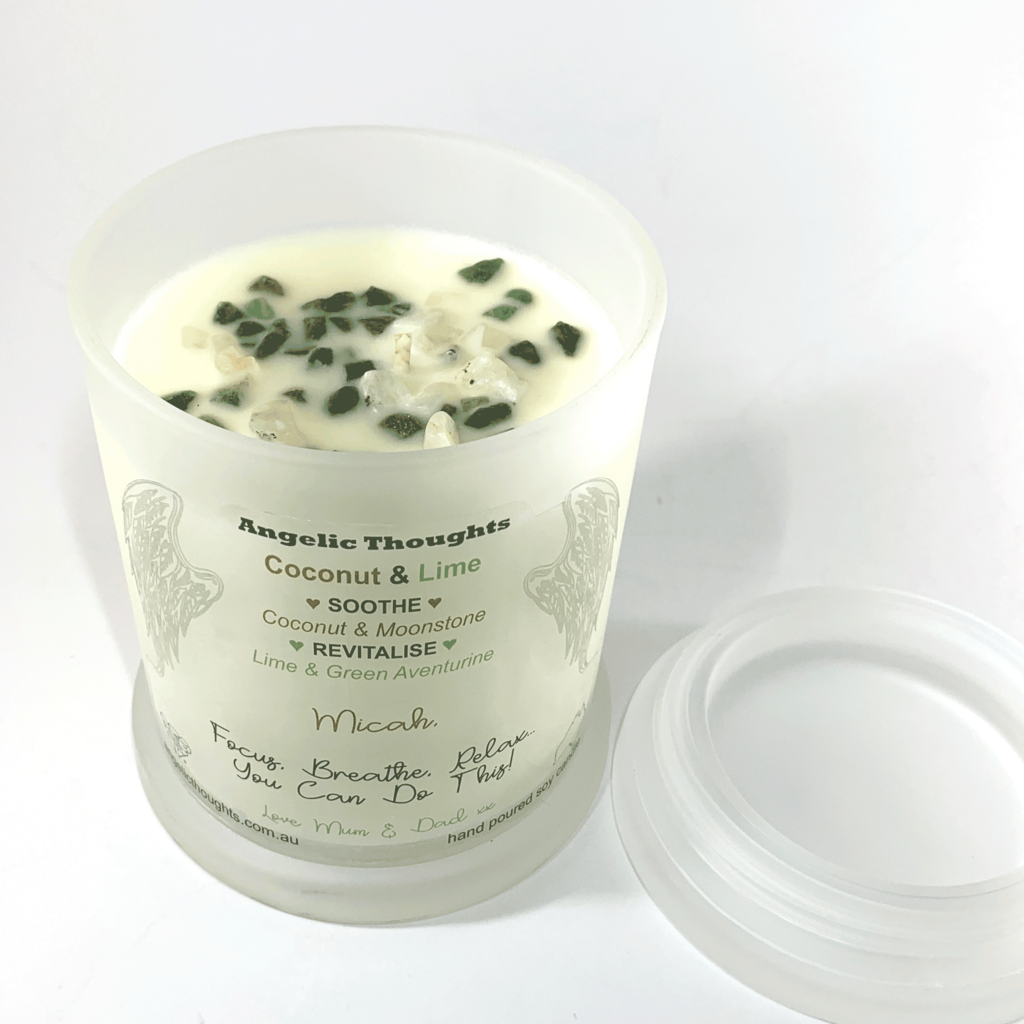 Coconut and Lime Soy Wax Candle - Large