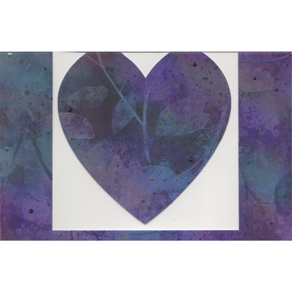 Heart Swing Love Card - Large Design 004