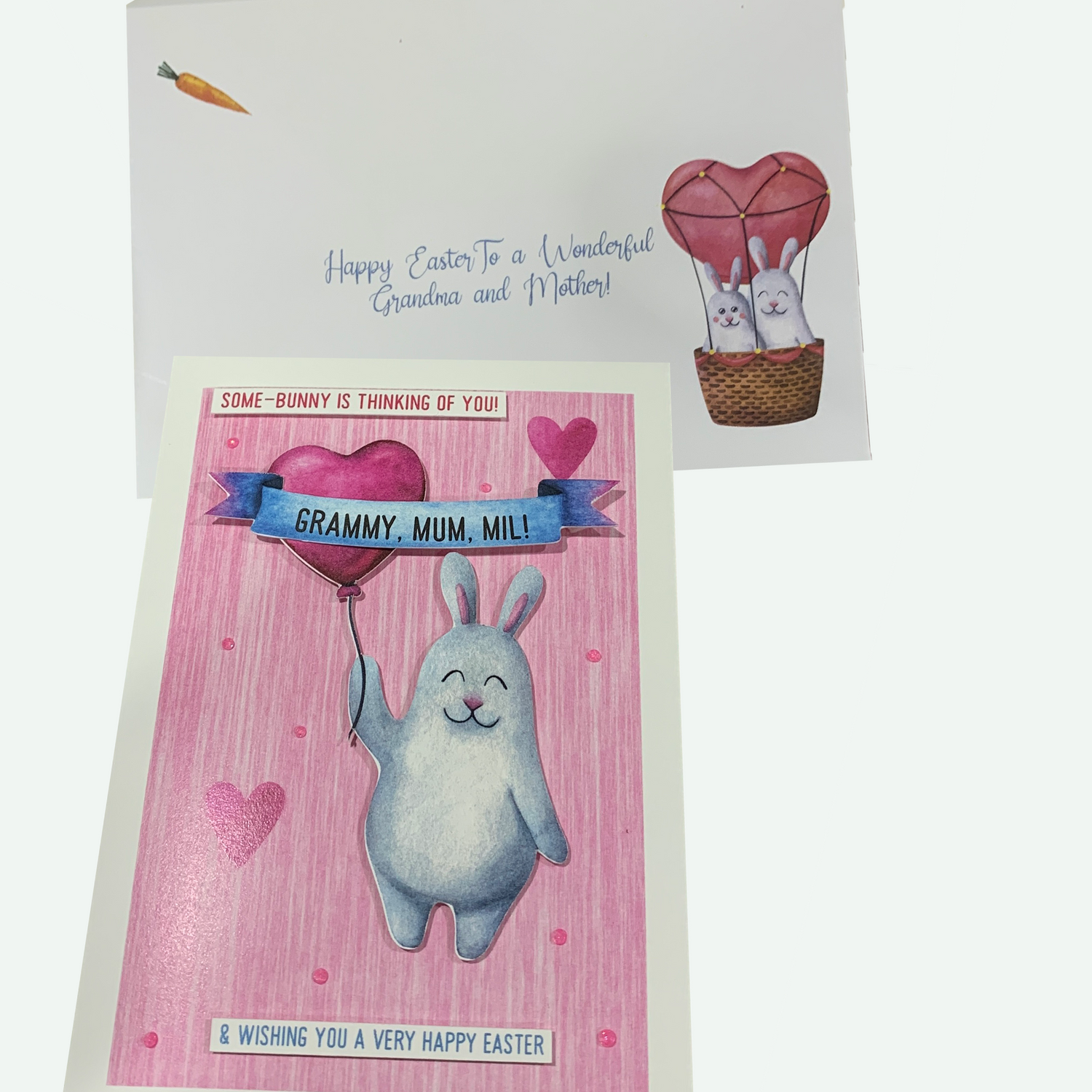 Luvvy Bunnies - Pink Heart Balloon Bunny - 002