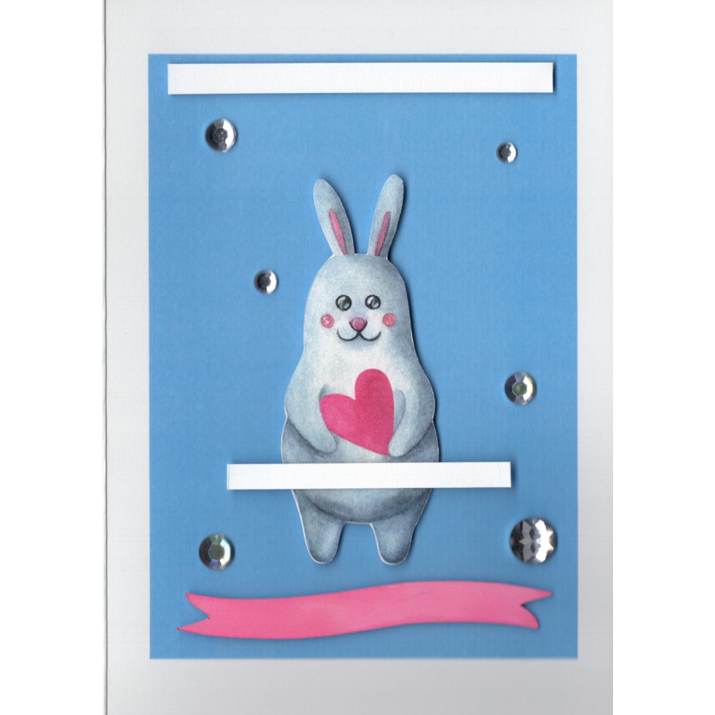 Luvvy Bunnies - Pink Heart Bunny - 001