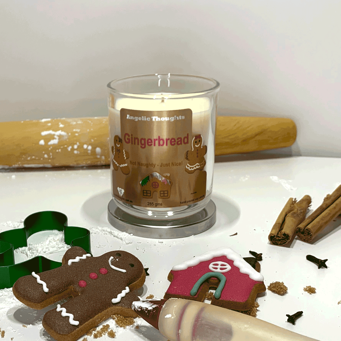 Gingerbread Soy Wax Candle - Large - 285gms