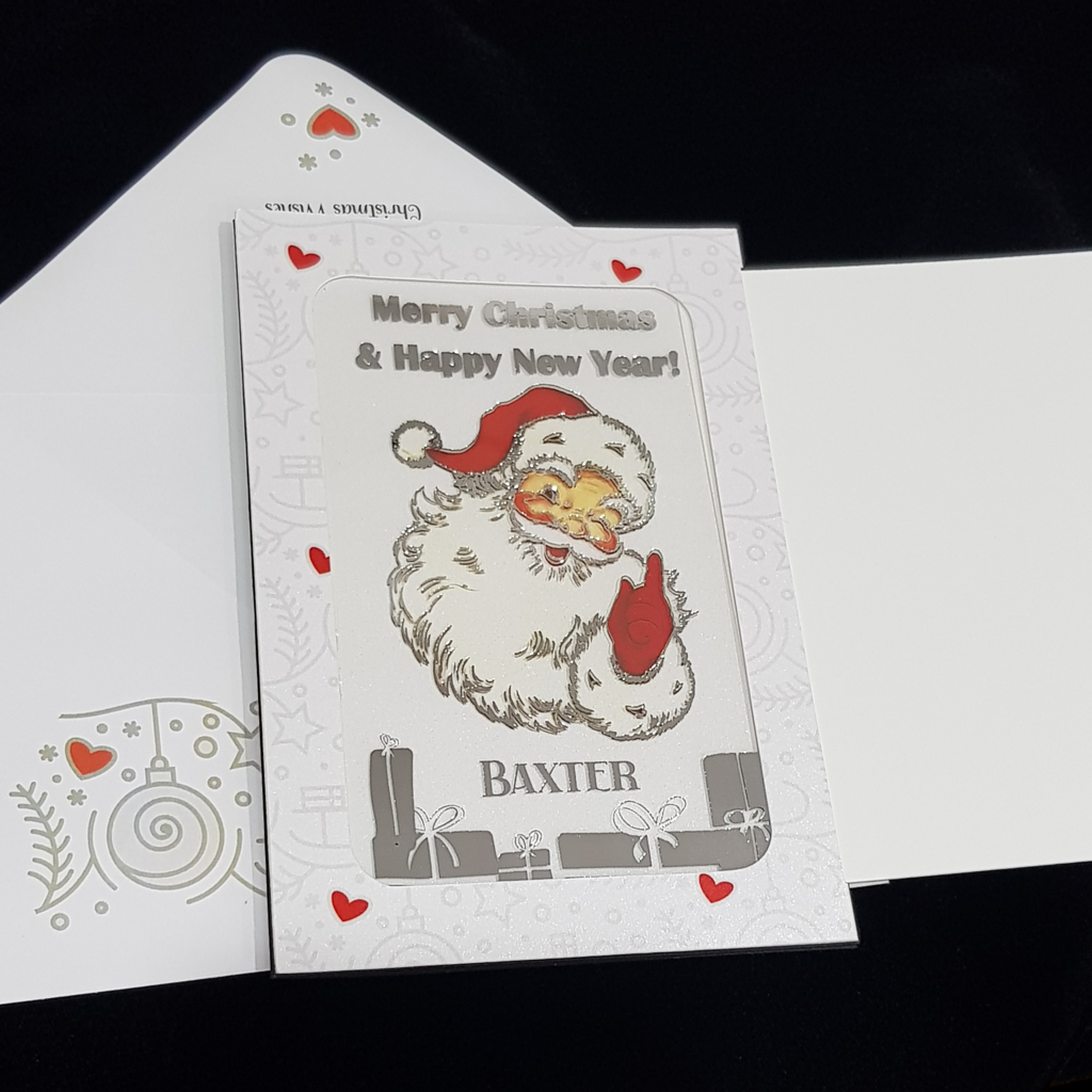 Vintage Santa Magic Christmas Slider Card - 005