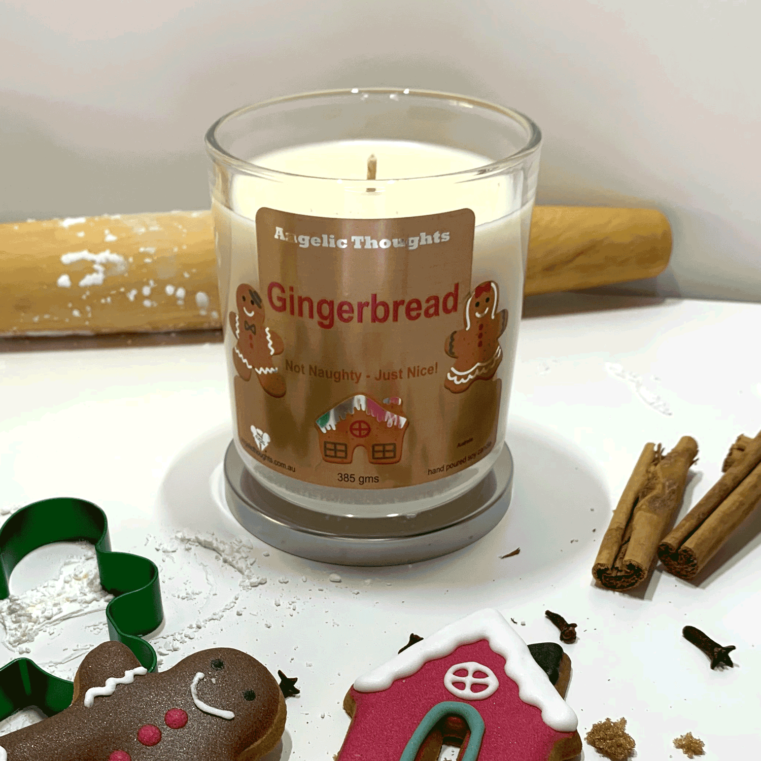 Gingerbread Soy Wax Candle - Extra Large - 385gms