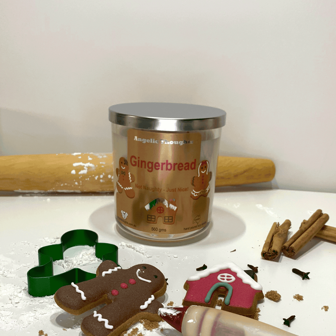 Gingerbread Soy Wax Candle - Extra Extra Large - 560gms