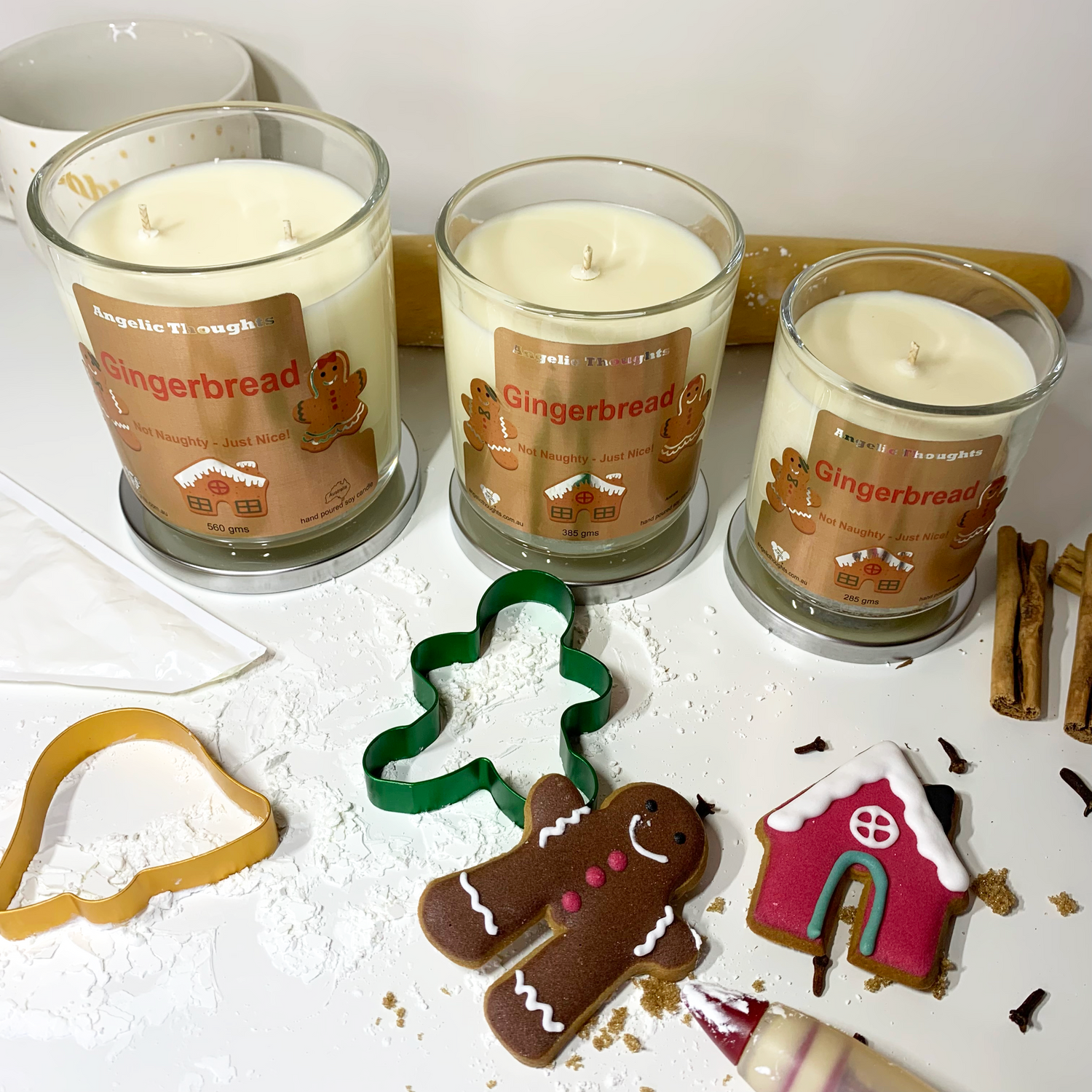 Gingerbread Soy Wax Candle - Large - 285gms