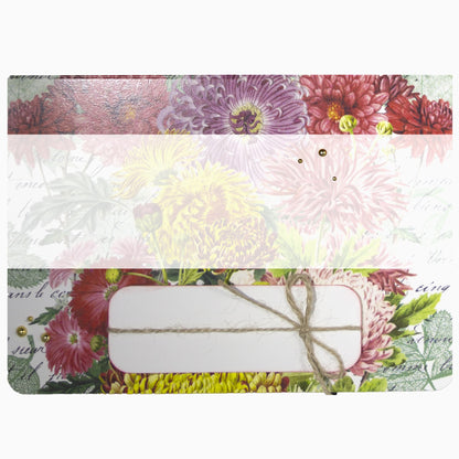 Handmade Personalised Mothers Day Vintage Chrysanthemum Greeting Card